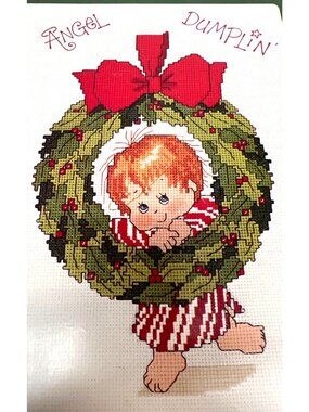 Angel Dumplin Holiday Cross Stitch Pattern Booklet By Gloria & Pat
